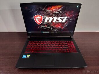 Msi Katana 15,RTX 3060,intel-6 core,Top stav.
