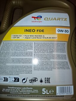 5L 0w30 total quartz ineo FDE