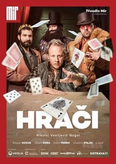 Divadlo Mír Hráči 10.5 sobota 2 nebo 4 lístky 3 řada