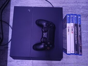 Playstation 4 1TB + 1x ovladač + hry