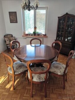 prodám rustikální nábytek - obývací pokoj + jídelna