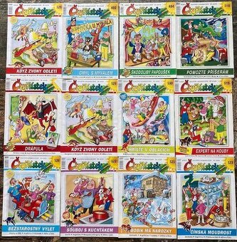 Čtyřlístek - 12 vydání, mix čísel kolem 500, jen vše vcelku