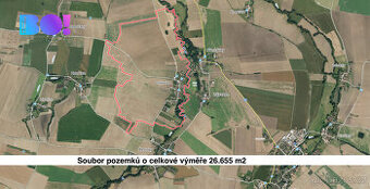 Prodej pole, 26655 m², Trojovice - 1