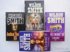 Wilbur Smith: Řeka bohů (4 svazky) + tři další
