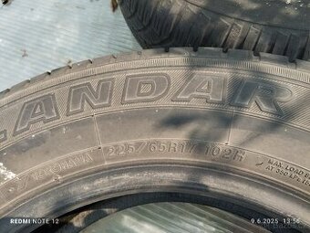 Prodám 2ks Yokohama 225/65/17