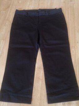 Tříčtvrteční čokoládové kalhoty ZARA Basic, vel. 38