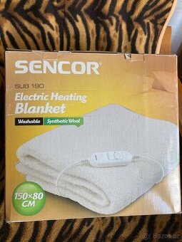 Elektrická hřející dečka Sencor