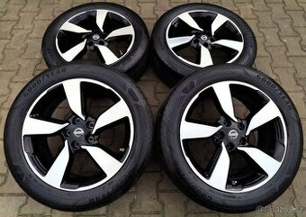 Alu kola originál Nissan Qashqai 5x114,3 R18 KRÁSNÁ SADA