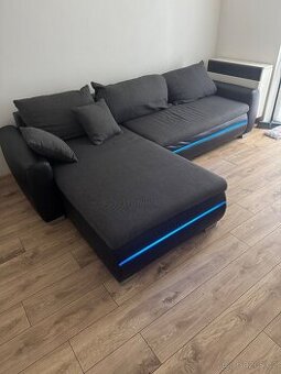 Prodám sedací soupravu s led podsvícením Top stav