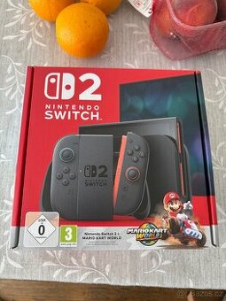 Nová nintendo switch 2 + mariokart