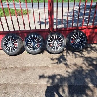 Alu kola 5x112 r17 s pneu 225/45 r17
