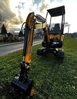 minibagr, motor Kubota, bagřík, rypadlo, pásový bagr