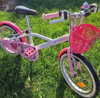 Dětské 16" kolo včetně košíku pro děti 4–6 let