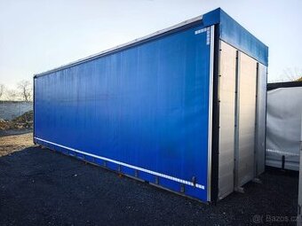 Valníková nástavba 890 cm - 22 palet, 3x shrnovačka