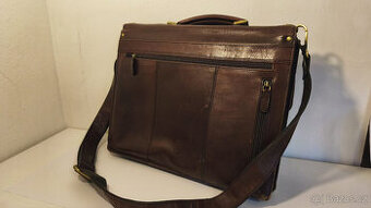 Kožená pánská aktovka LEONHARD HEYDEN Cambridge - hnědá