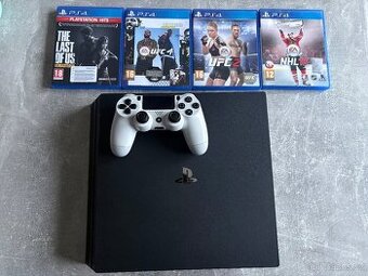 PlayStation 4 Pro 1TB + 4 hry