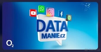 O2 předplacená datová 5G SIM 1200 GB, zbývá 820 GB