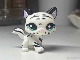 LPS černobílá littlest pet shop destiny cat kočka