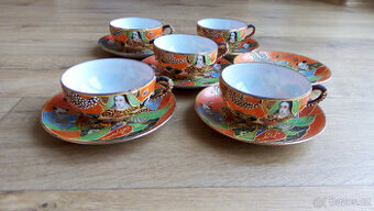 Starožitný japonský porcelán SATSUMA MORIAGE