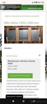 Skleníkový skla HELIOS