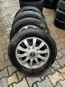 Alu kola  4x100 r16 pneu 205/60 r16 zimní pneu
