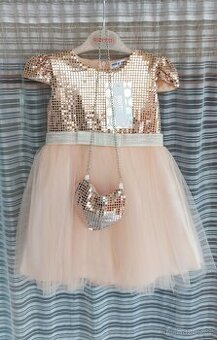 Třpytivé šatiĉky - vel. 3-4 roky - 1