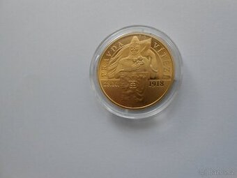 Pamětní mince Svatý Václav 30mm REPUBLIKA ČESKOSLOVENSKÁ