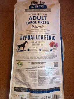 Granule pro psy Brit care Adult Lamb Hypoallergenic 12 kg