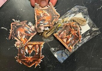 Ozdoby na stromek betlemky