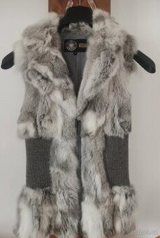 Vesta z pravé kožešiny KARA S