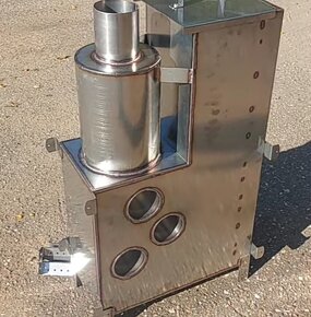 Kamna nerezová do sudu-kadě 38kw