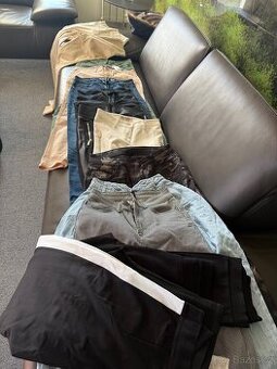 Dámské kalhoty různé -vše velikost 36-38