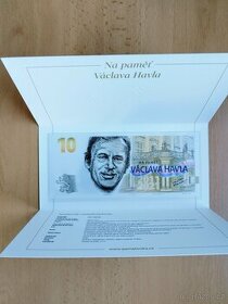 Pamětní bankovky - Paměťovky V.Havel, A.Švehla a sv. Václav