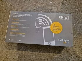 Nové WiFi ovládané RGBW žárovky Criwi 3ks - 1