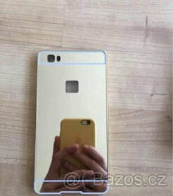Zrcadlový zlatý obal na Huawei p8 lite