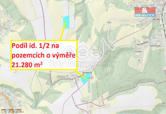 Prodej louky, 21280 m², Hronov - Zbečník
