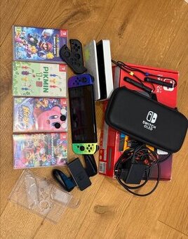 Prodám nintendo switch oled splatoon