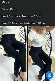 Černé elegantní kalhoty - 1