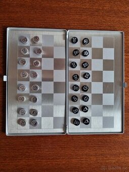 cestovní šachy magnetické 16x10/(rozložené20) - 1