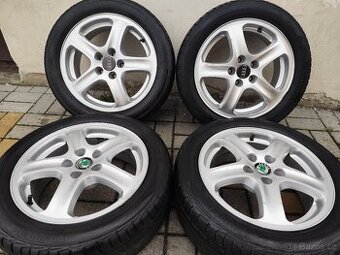 ALU 5x100 r15 ŠKODA + LETNÍ PNEU