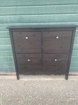 IKEA Hemnes botnik se 4 zásuvkami - černohnědá