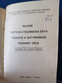 Příručka taktickotechnicka data tankové a auto.. ČSLA - 1