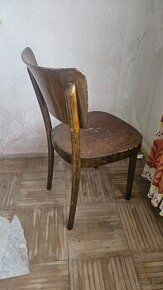 THONET ohýbané židle 3 ks