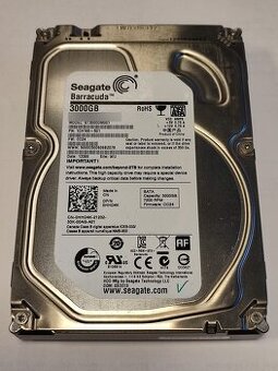 HDD Seagate Barracuda 3 TB SATA 3,5"- otestované