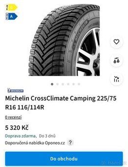 Michelin CrossClimate Camping 225/75 R16 116/114R