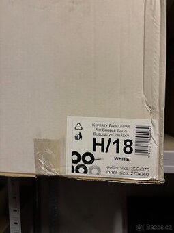Prodám bublinkové obálky H18 bílé
