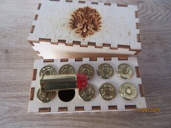 Náboj 44 rusian v okrasné krabičce- fajn dárek