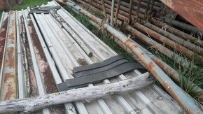 Trapézový hliníkový plech.