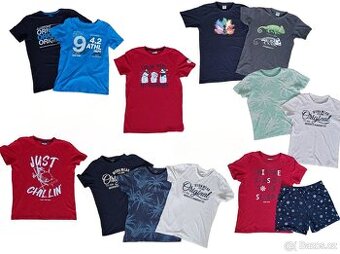 Pánská/chlapecká trička a pyžamo, vel. M-L