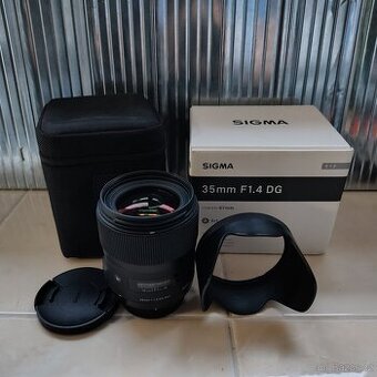Prodám Sigma 35 mm f/1,4 DG HSM Art pro Nikon Sigma Art